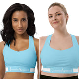 ˈjenəsisApparel Columbia "Blue" Longline Sports Bra