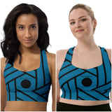 ˈjenəsisApparel "Lined" Longline Sports Bra