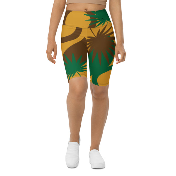 Leaf_Forward Biker Shorts