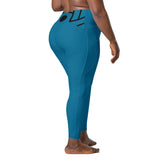 ˈjenəsisApparel "Lined" Leggings with Pockets (Plus)