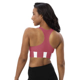 Hippie Pink "ˈjenəsisApparel" Longline Sports Bra
