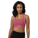 Hippie Pink "ˈjenəsisApparel" Longline Sports Bra