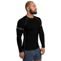 Men's long-sleeve 100-Series' Athletic Rash Guard Sports Shirt