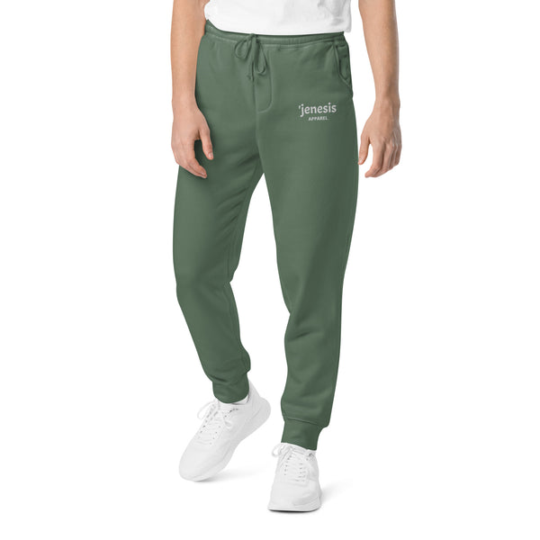 'jenesis APPAREL Embroidered Unisex Pigment-dyed Sweatpants