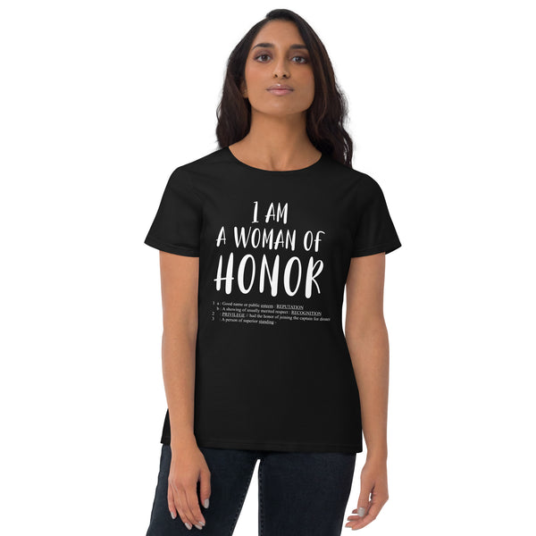 Women's Relaxed "Honor" Definition Tee'