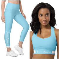 ˈjenəsisApparel Columbia "Blue"Leggings w/Pockets