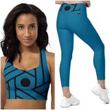 ˈjenəsisApparel "Lined" Longline Sports Bra