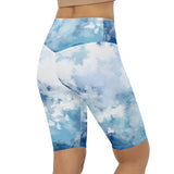 Blue_Cloud Biker Shorts