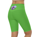 Fall_Flowers Biker Shorts