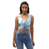 Blue_Cloud Fitted Crop Top