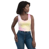 Tie_Dye Fitted Crop Top