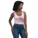 Purple_Cloud Fitted Crop Top
