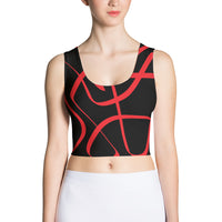 Red Tape Crop Top