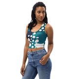 Women's Color-block Circle Crop Top