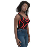Red Tape Crop Top