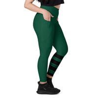 ˈjenəsisApparel "Leaf Green" Leggings w/pockets