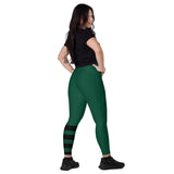 ˈjenəsisApparel "Leaf Green" Leggings w/pockets