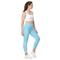 ˈjenəsisApparel Columbia "Blue"Leggings w/Pockets