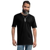 Men's "Silver" Resurrection Cross Tee'