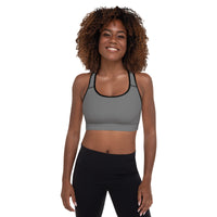 Women's (Gray) Padded Sports Bra