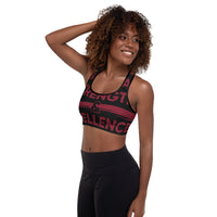 Perseverance Strength & Excellence Women's Padded Sports Bra