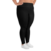 Women's "Black" Leggings (Plus)