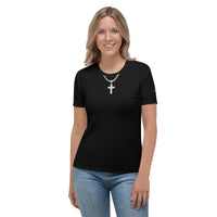 Women's "Silver" Resurrection Cross Tee'