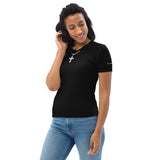 Women's "Silver" Resurrection Cross Tee'