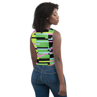 Geometric Style Crop Top'