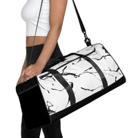 Cracked White' "Duffle" Travel Bag