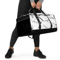 Cracked White' "Duffle" Travel Bag