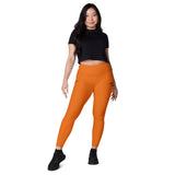 ˈjenəsisApparel Side Pocket "Signature" Mango Tango Leggings