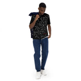 Men's Striped-Sleeve "Bible" Tee'