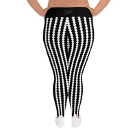 Women's Dotted-line Plus Size Leggings