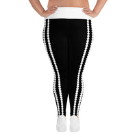 Women's Dotted-line Plus Size Leggings