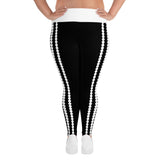 Women's Dotted-line Plus Size Leggings