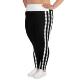 Women's Dotted-line Plus Size Leggings