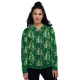 Women's "Go Forest Green" Bomber Jacket