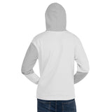 "KINGDOMAN" Two-tone Gray Hoodie