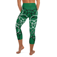 Women's Circle-Maze Capri Leggings