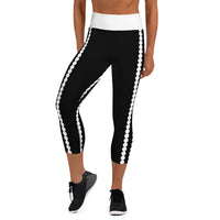 Women's Dotted-line Capri Leggings