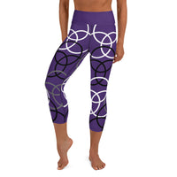 Women's Circle-Maze Capri Leggings