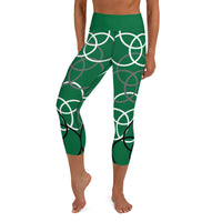 Women's Circle-Maze Capri Leggings