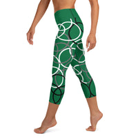 Women's Circle-Maze Capri Leggings