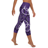 Women's Circle-Maze Capri Leggings