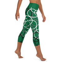 Women's Circle-Maze Capri Leggings