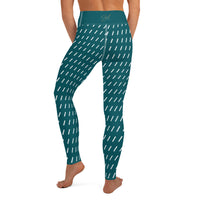 Women's TealStriped Leggings