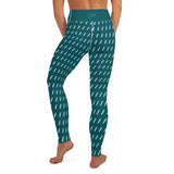 Women's TealStriped Leggings