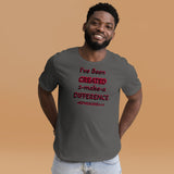 CREATED 2-make-a DIFFERENCE Unisex Tee'