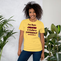 CREATED 2-make-a DIFFERENCE Unisex Tee'